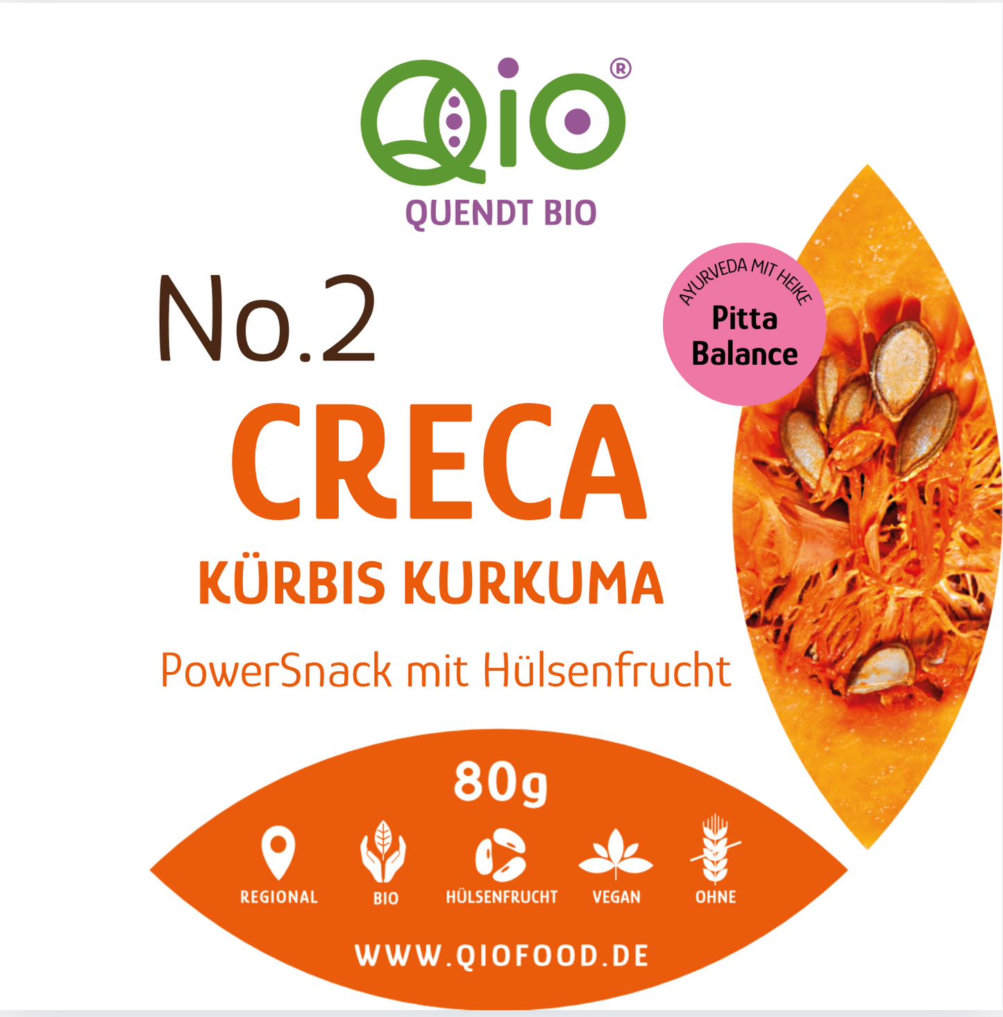 No.2 CRECA - Kürbis Kurkuma 80g