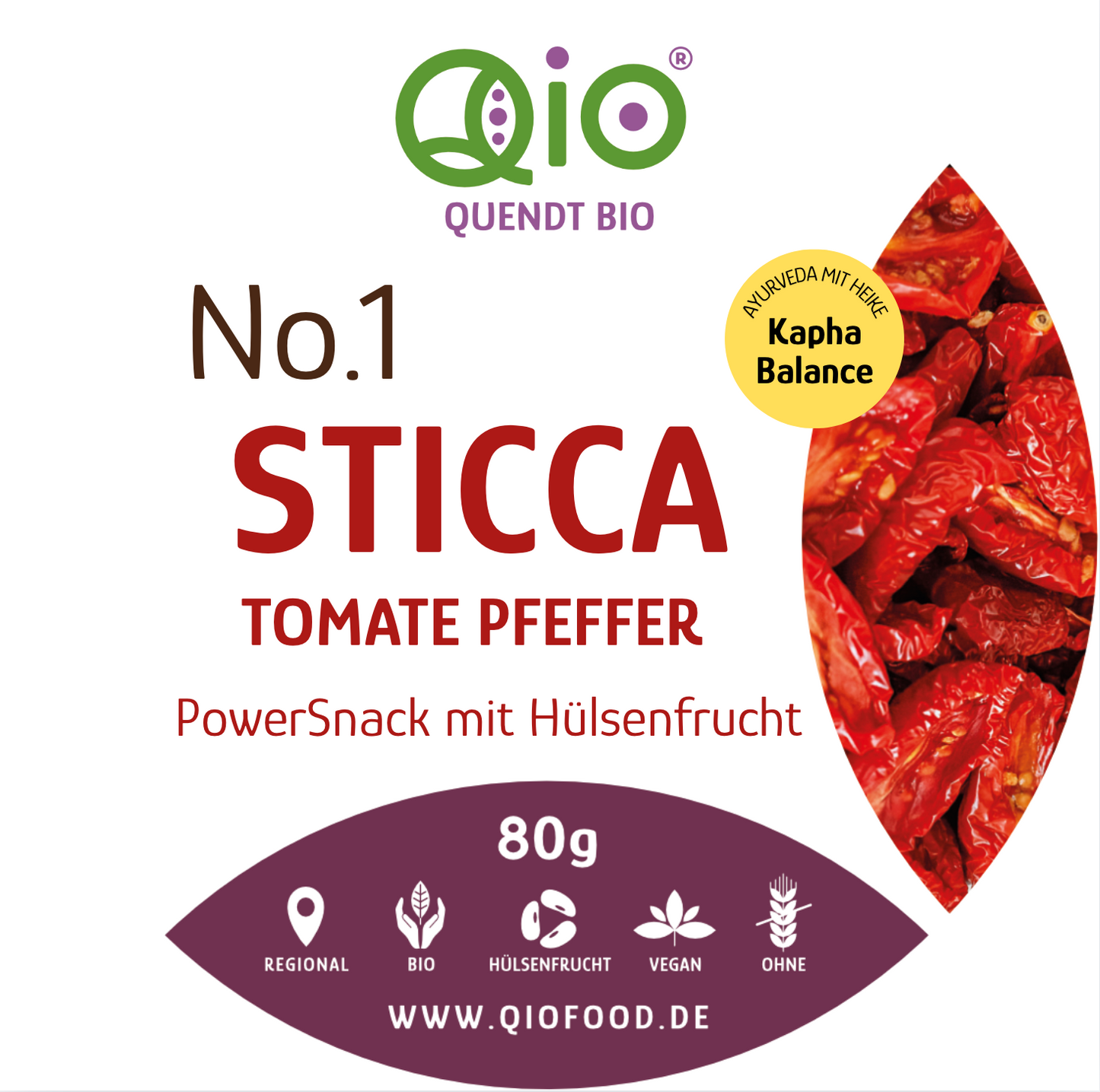 No.1 STICCA - Tomate Pfeffer 80g